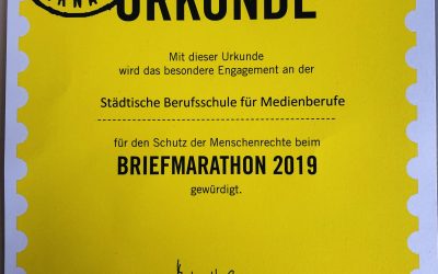 Amnesty International Briefmarathon