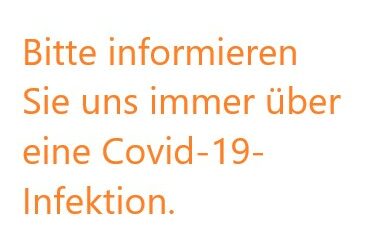 Information über Covid-19-Infektionen